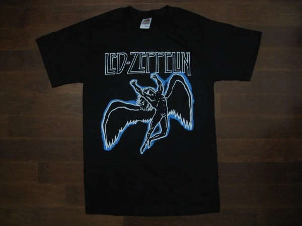 Led Zeppelin - Swan Song #4- T-shirt PRINTED FRONT AND BACK